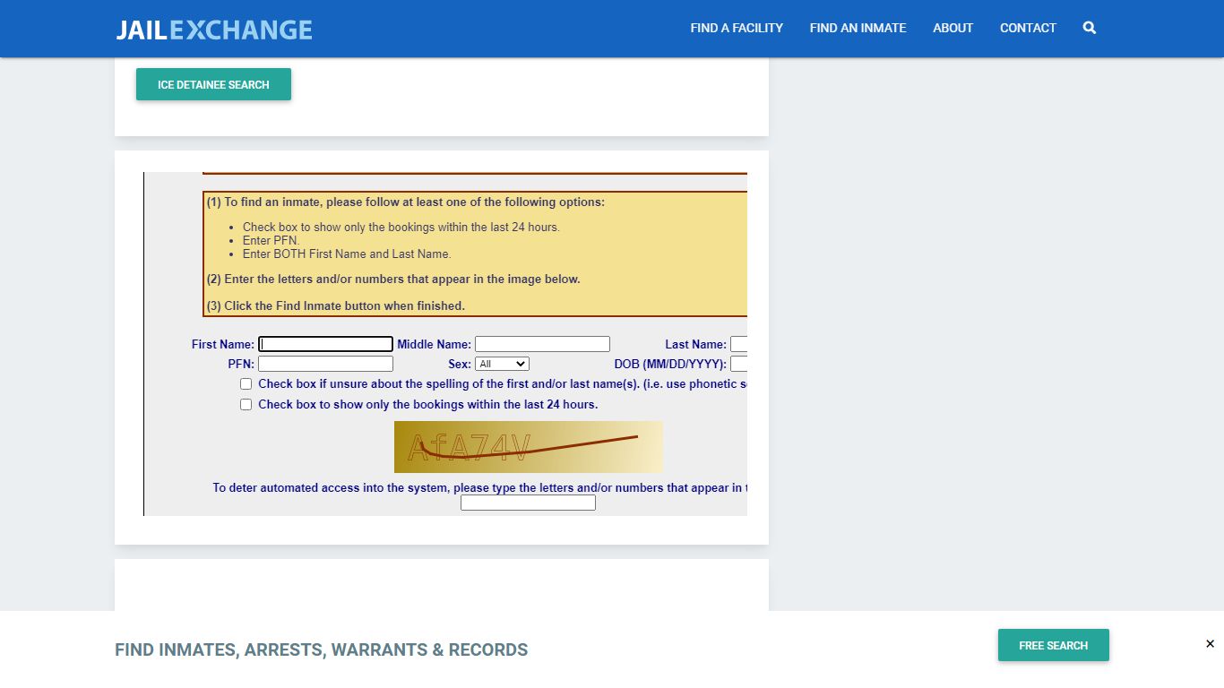 Santa Rita Jail - Alameda County Detention Inmate Search - Jail Exchange